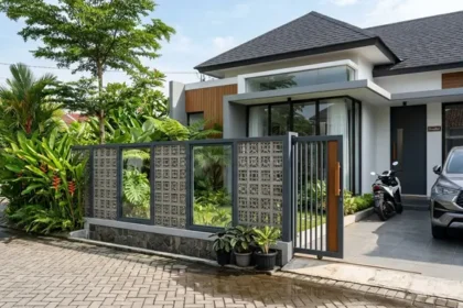 7 Ide Kombinasi Pagar Roster dan Kaca untuk Rumah Modern, Maksimalkan Sirkulasi Udara 8 pagar roster - ilustrasi berita 7 Ide Kombinasi Pagar Roster dan Kaca untuk Rumah Modern, Maksimalkan Sirkulasi Udara