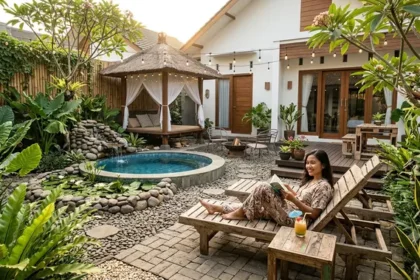 7 Inspirasi Halaman Bernuansa Resort dengan Budget Terjangkau, Hasilnya Bikin Serasa Liburan Setiap Hari 14 halaman bernuansa resort - ilustrasi berita 7 Inspirasi Halaman Bernuansa Resort dengan Budget Terjangkau, Hasilnya…