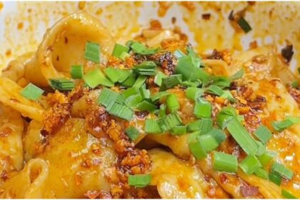 dumpling ayam udang - ilustrasi berita Dumpling Ayam Udang Pedas: Cemilan Hangat yang Tengah Viral di Media Sosial