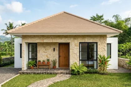 6 Ide Desain Rumah Limasan Modern yang Bikin Hunian Terasa Adem dan Tetap Kekinian 8 rumah limasan modern - ilustrasi berita 6 Ide Desain Rumah Limasan Modern yang Bikin Hunian Terasa Adem dan Tetap…
