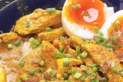 suun kare ayam - ilustrasi berita Resep Suun Kare Ayam: Kuah Gurih, Hangat, dan Sedikit Pedas