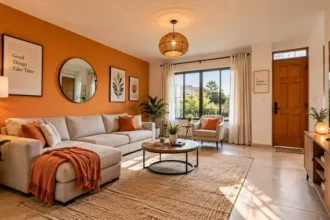 15 Kombinasi Warna Cat Rumah Orange yang Estetik dan Hangat 12 cat rumah orange - ilustrasi berita 15 Kombinasi Warna Cat Rumah Orange yang Estetik dan Hangat
